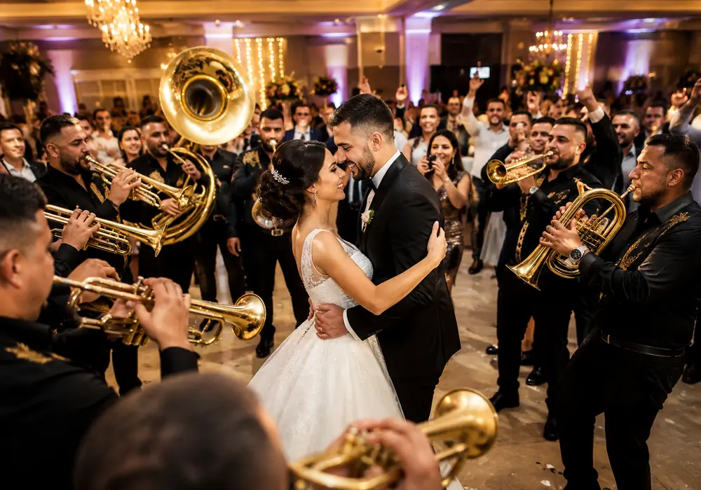 Trubački orkestar na proslavi